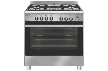 Emilia Em865Ge 80Cm Dual Fuel Stainless Steel Freestanding Oven/Stove Stoves