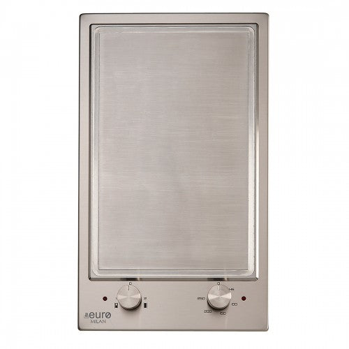 Euro Appliances Emjte30Sx 30Cm Italian Made Domino Teppanyaki Plate