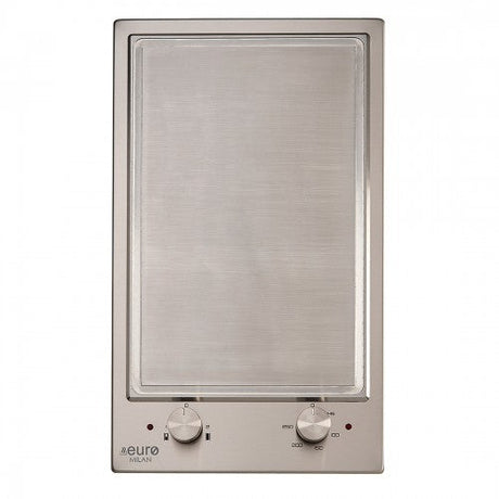Euro Appliances Emjte30Sx 30Cm Italian Made Domino Teppanyaki Plate