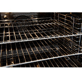 Euro Appliances Eo604Sx Black Glass Electric Oven Oven