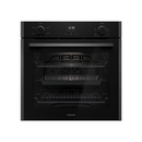 Euromaid EO605DTB 60cm 5 Function Built-in Oven, Black Glass