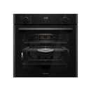 Euromaid EO610ATB 60cm 10 Function Built-in Oven with Air Fry, Black Glass