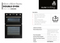 Euro Appliances EO8060DBK Black Glass Electric Multifunction Duo Wall Oven