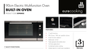 Euro Appliances EO90MXS 90cm Electric Multi-Function Oven