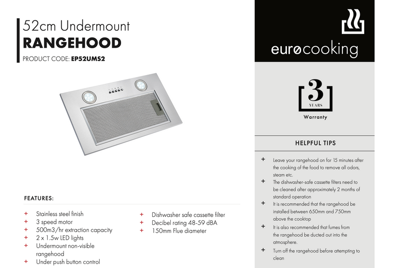 Euro Appliances 60cm Induction Package No. 7