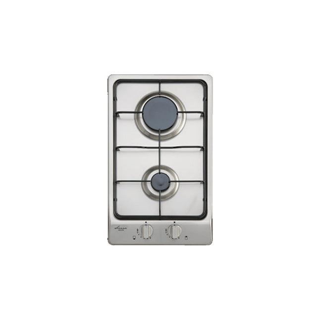 Euro Appliances Italian Made Epz2Gffdss 30Cm Stainless Steel Gas Cooktop