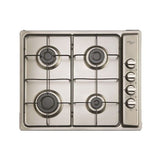 Euro Appliances EPZ4GSXV 4 Burner Stainless Steel Gas Cooktop - Ex Display