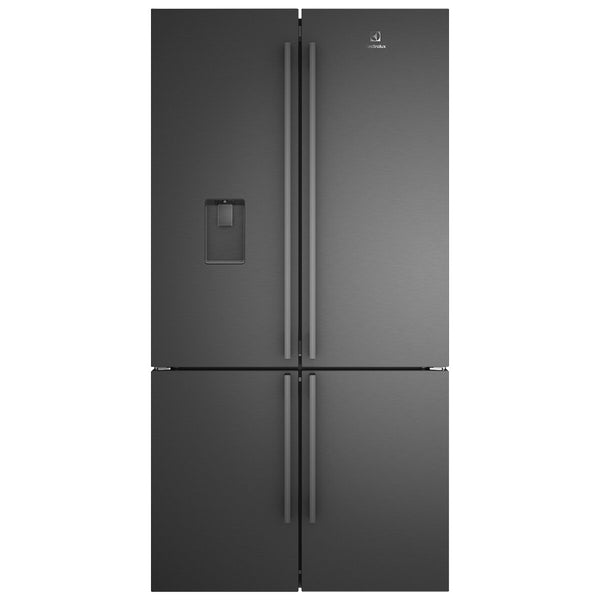 Electrolux EQE5657BA 562L Black Stainless Steel French Door Fridge - Electrolux Seconds Discount