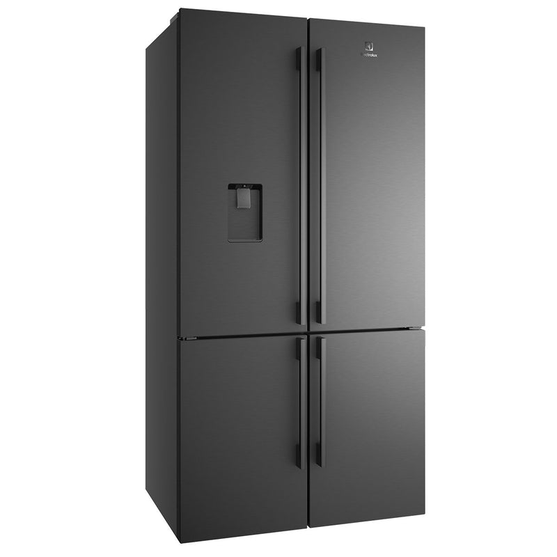 Electrolux EQE5657BA 562L Black Stainless Steel French Door Fridge - Electrolux Cosmetic Imperfection Discount
