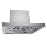 Euro Appliances ERB900SS3R 90cm BBQ Canopy Rangehood, 2000m3/hr, Remote Control, Stainless Steel