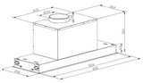 Euro Appliances Erh85Ums 85Cm Under Cupboard Rangehood Undermount Rangehoods
