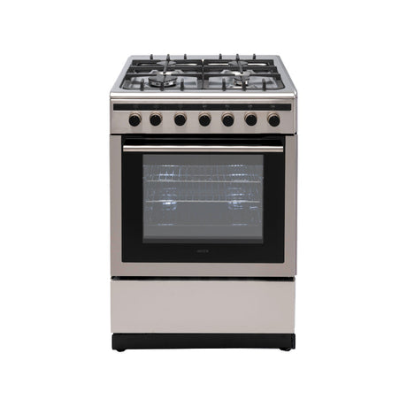 Euro Appliances Ev600Dfsx Freestanding 60Cm Dual Fuel Stainless Steel Oven/Stove Stoves