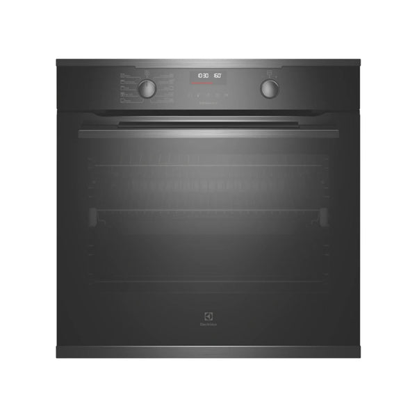 Electrolux EVEP614DSE 60cm Built-In Dark Steel Black Pyrolytic Oven - Electrolux Seconds Discount