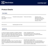 Electrolux EVEP6615DF 60cm Series 500 Pyrolytic Oven Dark Stainless Steel - Electrolux Factory Seconds