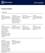 Electrolux EWF1042R9SC 10kg Front Load Washing Machine - Electrolux Factory Seconds