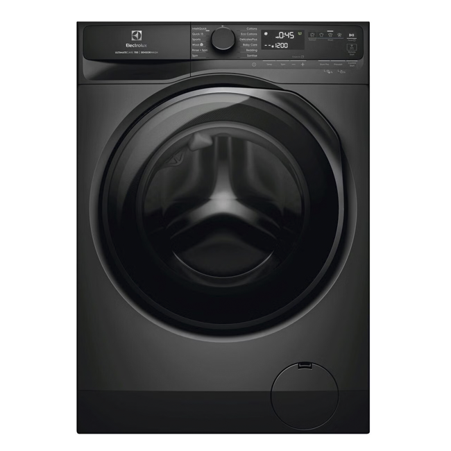 Electrolux EWF1243R7SCS 700 Series 12kg Front Load Washing Machine, Dark Onyx - Electrolux Factory Seconds