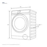 Electrolux EWF8023P5WCS 8kg Front Load Washing Machine - Electrolux Factory Seconds