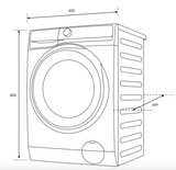 Electrolux EWF8023P5WC 8kg Front Load Washing Machine - Electrolux Factory Seconds