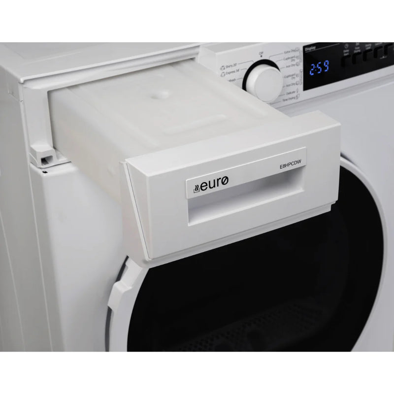 Euro Appliances E8HPCDW 8KG Heat Pump Dryer - Special Order