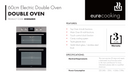 Euro Appliances EO8060DX Electric Multifunction Duo Wall Oven - Ex Display Discount