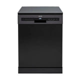 Euro EDW6014BK 60cm Freestanding Dishwasher with Cutlery Drawer, Black