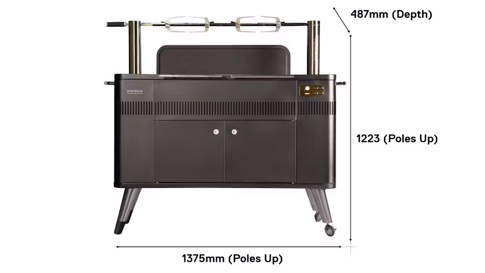 Everdure E2HUB2B HUB II™ Electric Ignition Charcoal BBQ