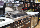 Everdure OS-6BIMLPC-21B+PK-4 Neo Black Outdoor Kitchen with Sink & Storage Modules, Corner Cupboard and Fridge (Option 4)