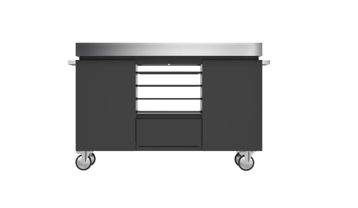 Everdure EPPREPSTANDB Pizza Oven Preparation Table - Black