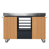 Everdure Pizza Oven Preparation Table - Timber Look
