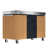 Everdure Pizza Oven Preparation Table - Timber Look