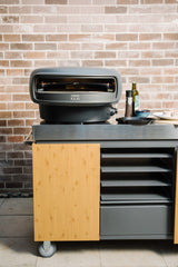 Everdure Pizza Oven Preparation Table - Timber Look