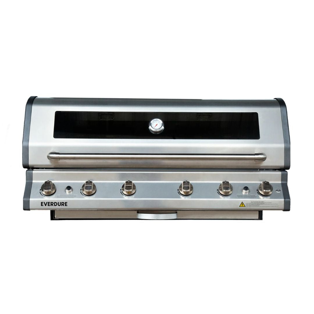 Everdure NBLPC-17 6 Burner Stainless Steel LPG Built-In BBQ