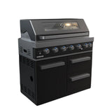 Everdure NBLPC-21B 6 Burner Dark Stainless Steel Freestanding BBQ