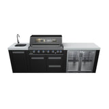Everdure NBLPC-21B 6 Burner Dark Stainless Steel Freestanding BBQ