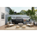 Everdure NBLPC-21B 6 Burner Dark Stainless Steel Freestanding BBQ