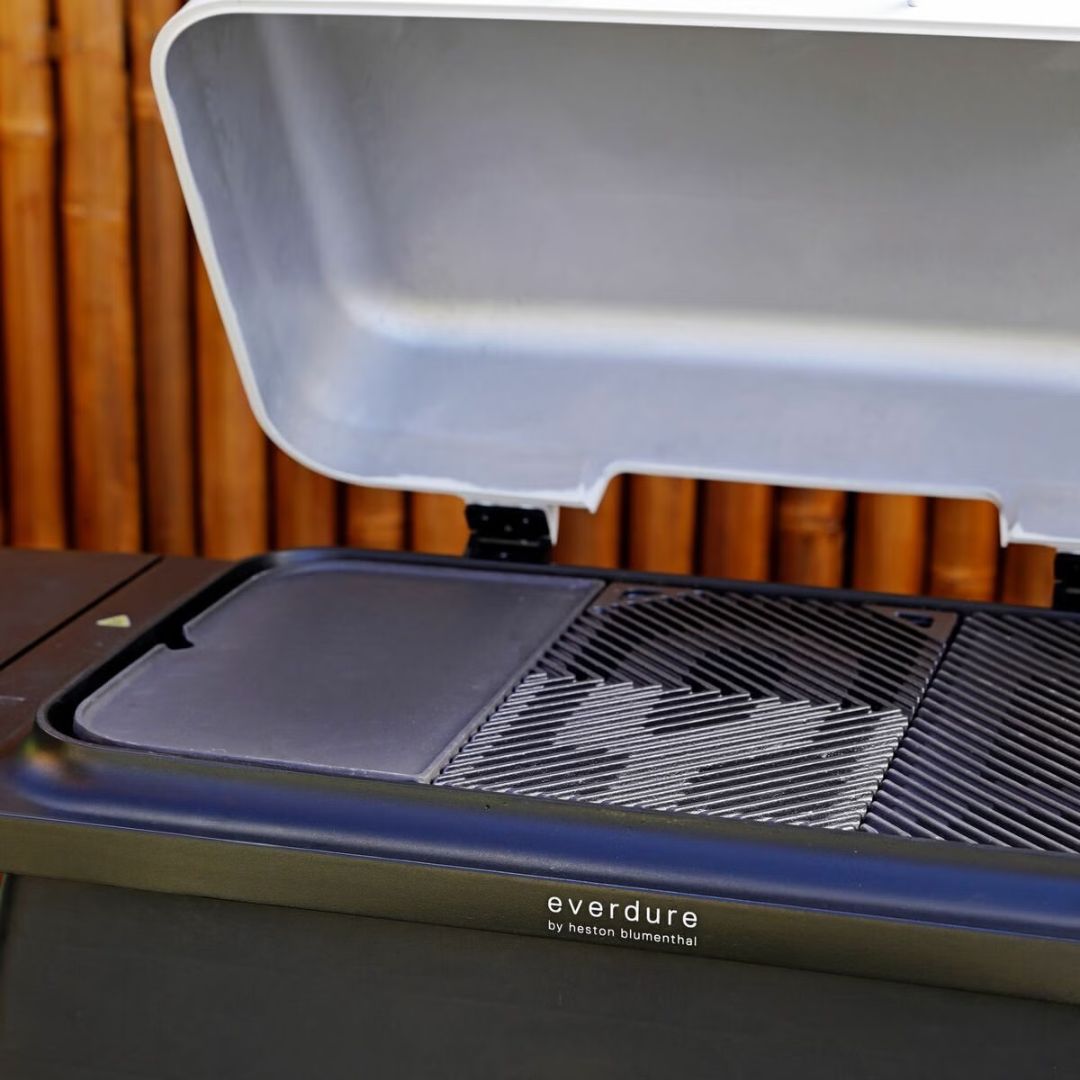 Everdure E3G1OA Furnace Gas BBQ with Stand, Orange