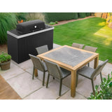 Everdure EB3G1BA 3 Burner Furnace Built In BBQ, Black