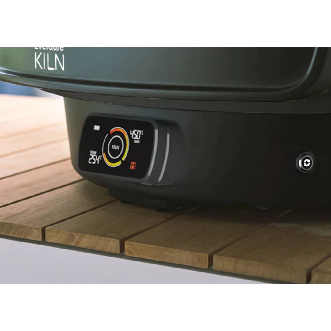 Everdure EKILNE2BNG Kiln DR Series Black Portable Natural Gas Pizza Oven
