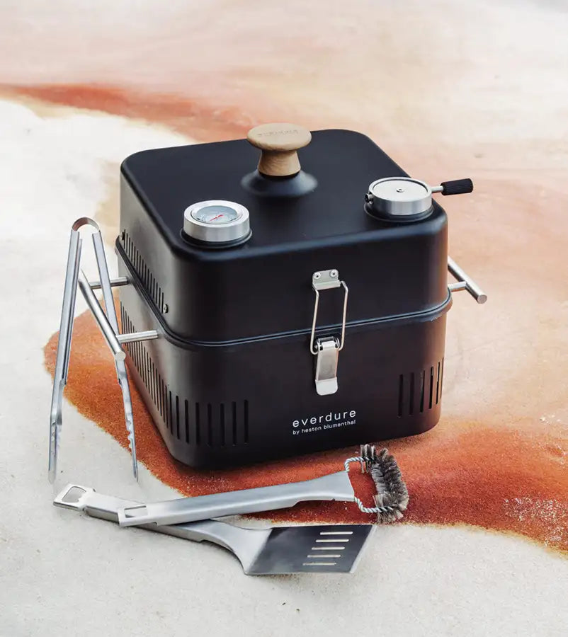 Everdure by Heston ECUBE360B Portable Cube 360 with Roasting Hood