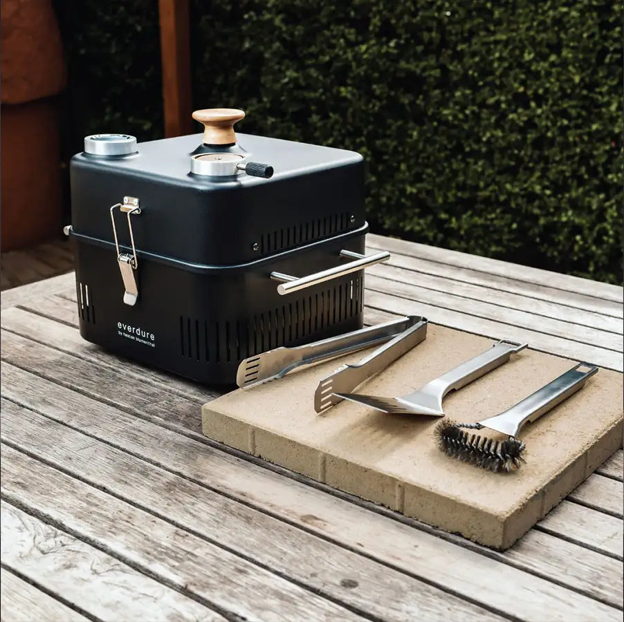 Everdure by Heston ECUBE360B Portable Cube 360 with Roasting Hood