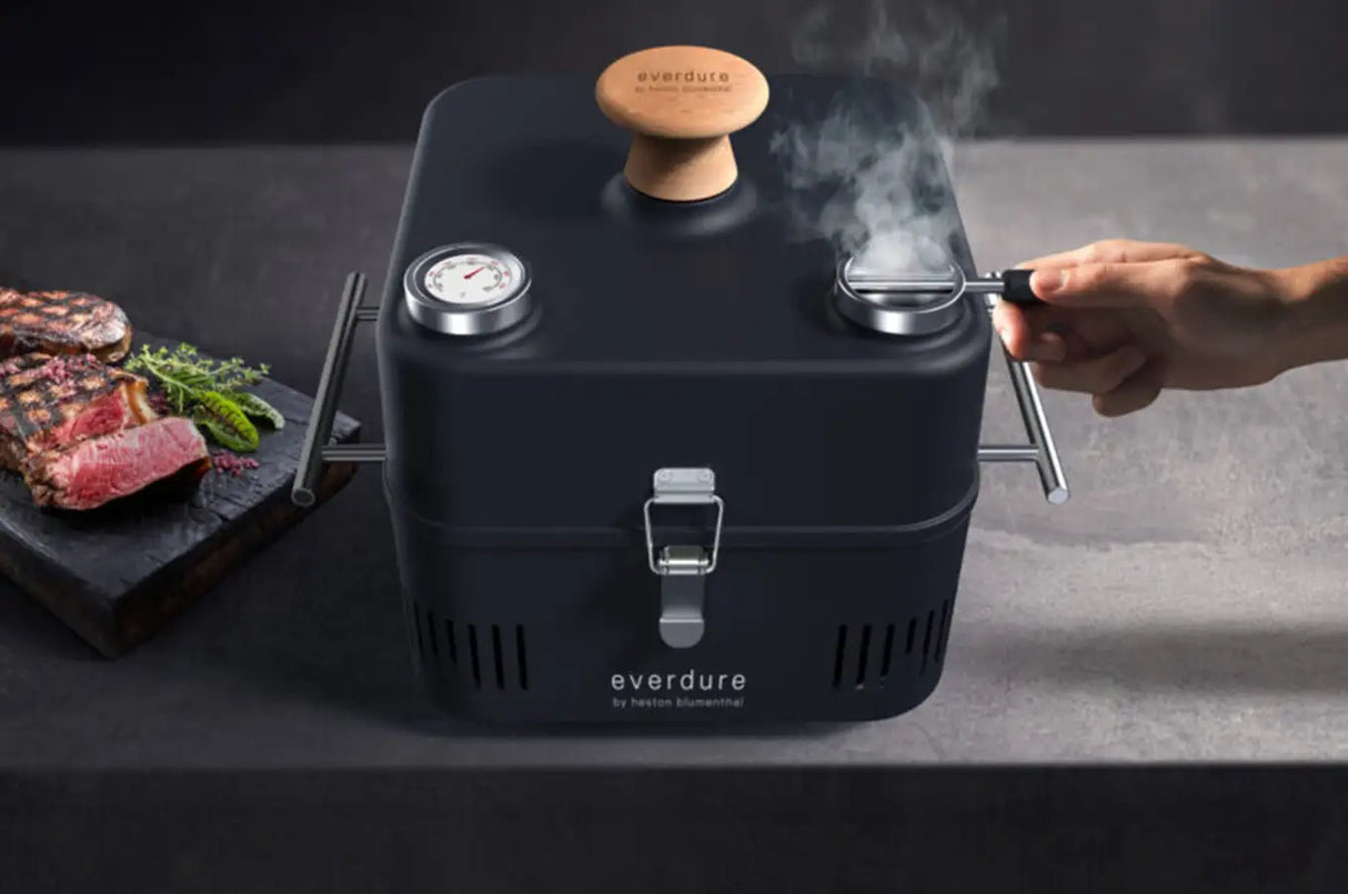 Everdure by Heston ECUBE360B Portable Cube 360 with Roasting Hood