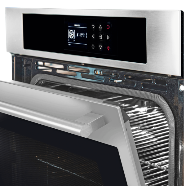 Fulgor F600SPYTCI 60cm Built-In Electric Pyrolytic Oven, Stainless Steel