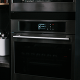Fulgor F600SPYTCBV 60cm Built-In Electric Pyrolytic Oven, Black Glass