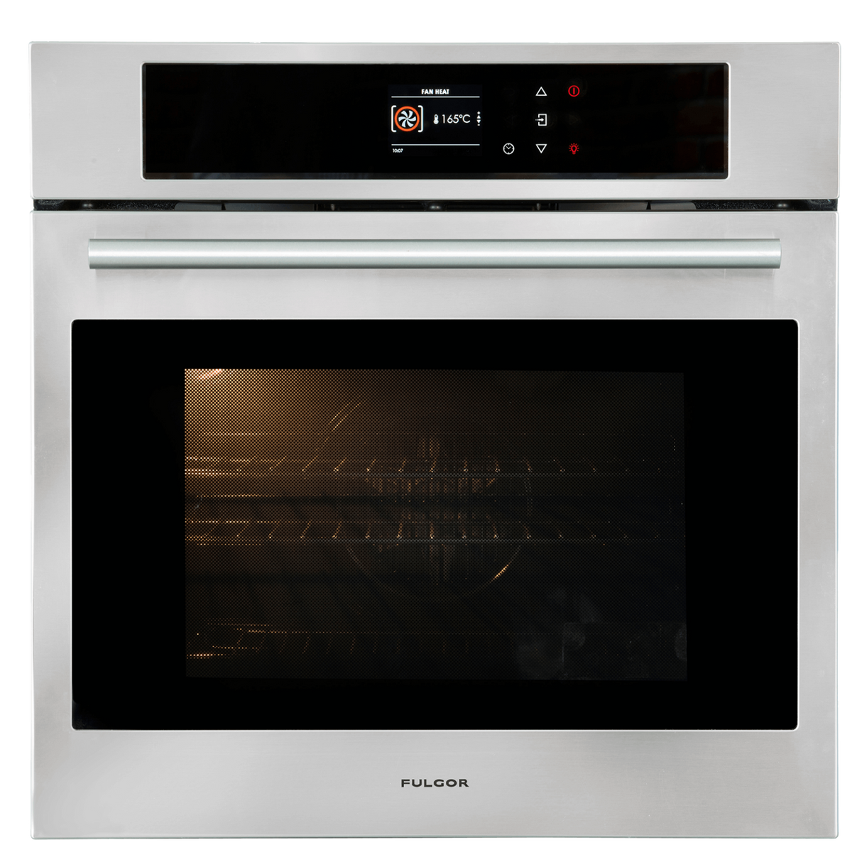 Fulgor F600SPYTCI 60cm Built-In Electric Pyrolytic Oven, Stainless Steel