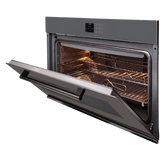 Fulgor F900STCPGV 90cm Built-In Electric Oven, Grey Glass