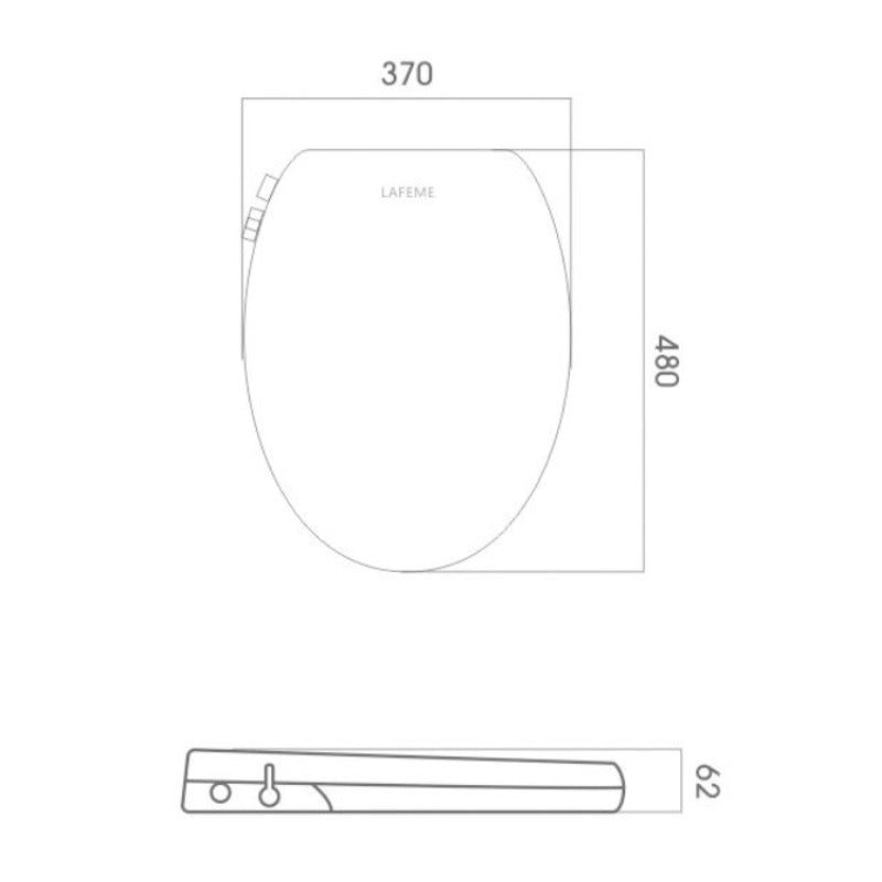 Lafeme Vera Non-Electric Bidet Seat
