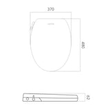 Lafeme Vera Non-Electric Bidet Seat