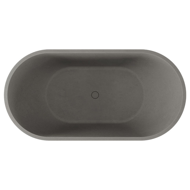 Fienza FC12 Jada Concrete Bath, Warm Grey - Special Order