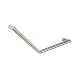 Fienza FC4141BN 135° Care Slimline Ambulant Care Reversible Left/Right Hand Grab Rail, Brushed Nickel