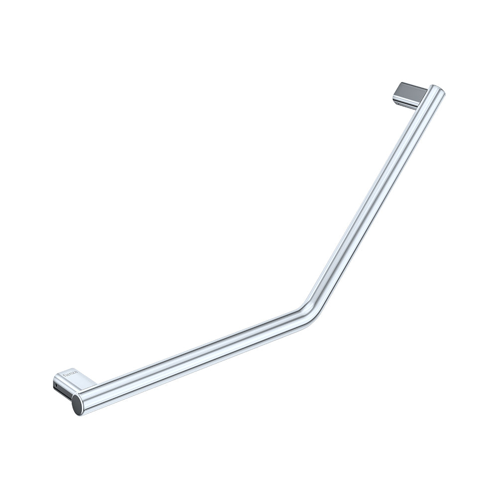 Fienza FC4141 135° Care Slimline Ambulant Care Reversible Left/Right Hand Grab Rail, Stainless Steel